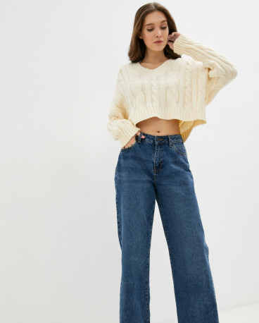 Long Sleeve Flower Pullover