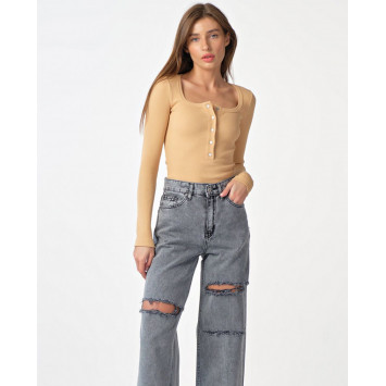 Casual Square Neck Top