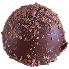 Dunkle Schokoladentrüffel