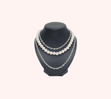 Silver Cubic Necklace