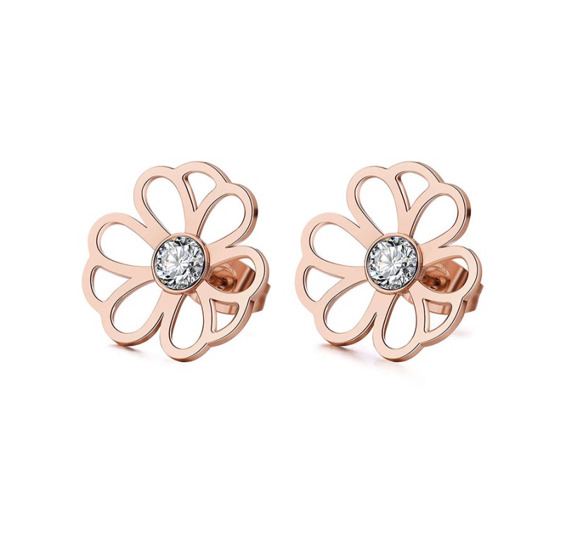 Pendientes Flor Oro