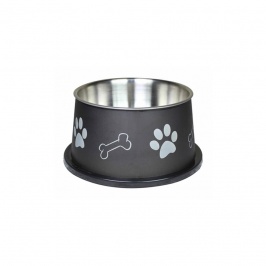 Spaniel Dog Bowl Black